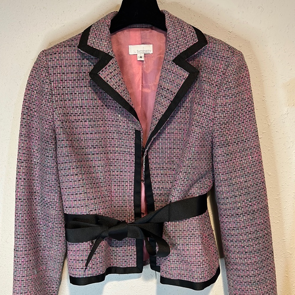 zara / chanel style blazer